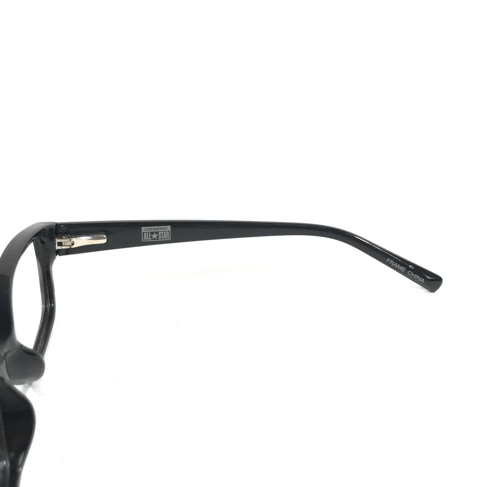 Converse Kids Eyeglasses Frames K019 BLACK Rectangular Full Rim 47-15-125